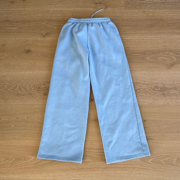White Fox Sweatpants From The Archives Allora Wide Leg Leopard Size S in Blue - Picture 5 of 5